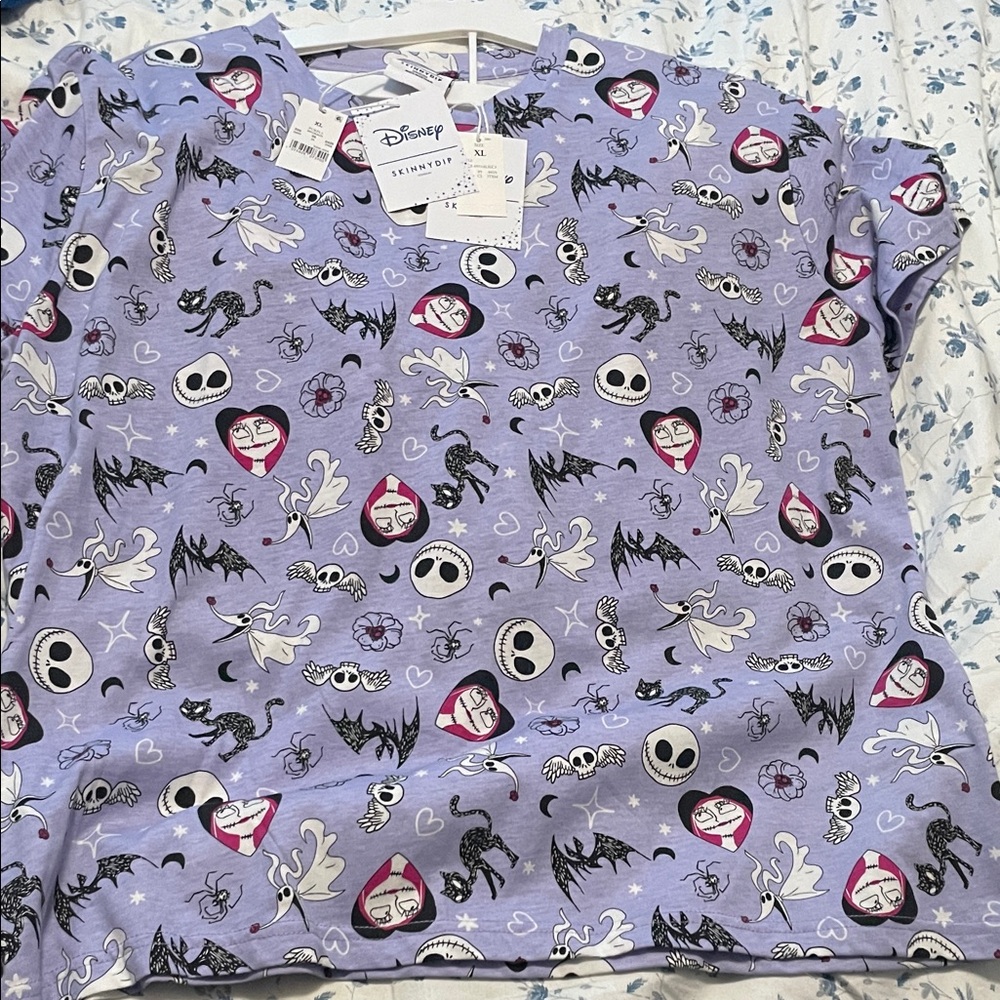 Disney Nightmare Before Christmas 2pc pajama set New size X large
